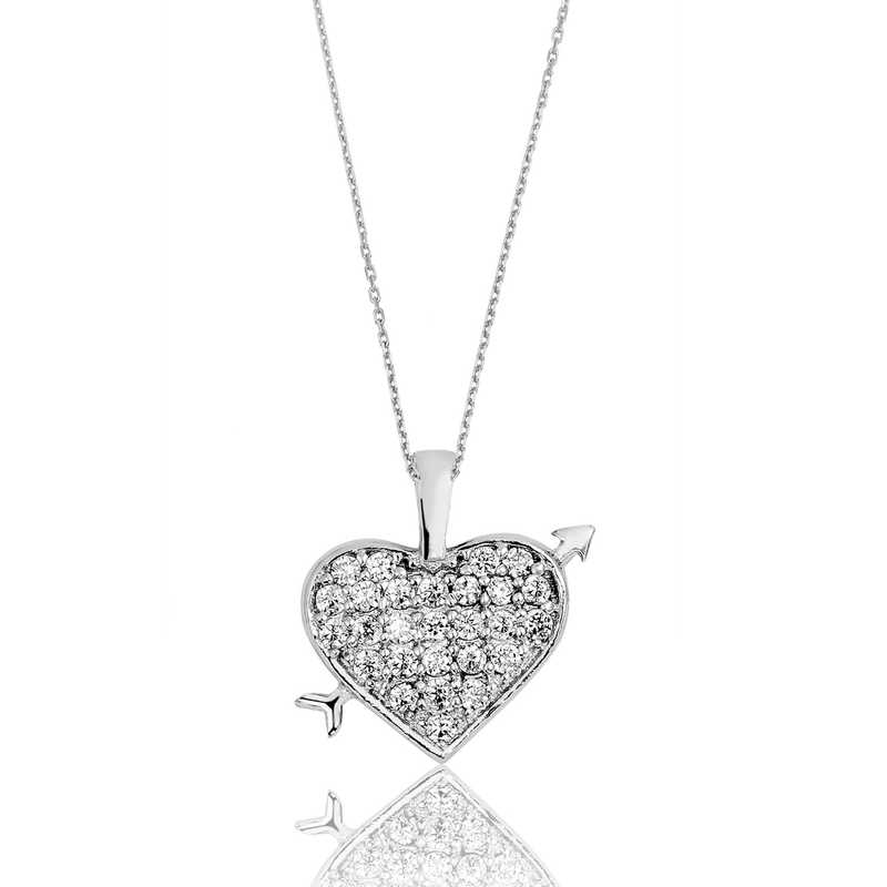 Silver Heart Women’s Necklace