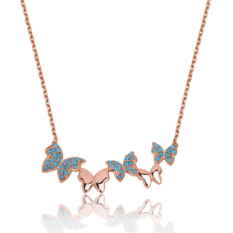 Silver Butterfly Women’s Necklace