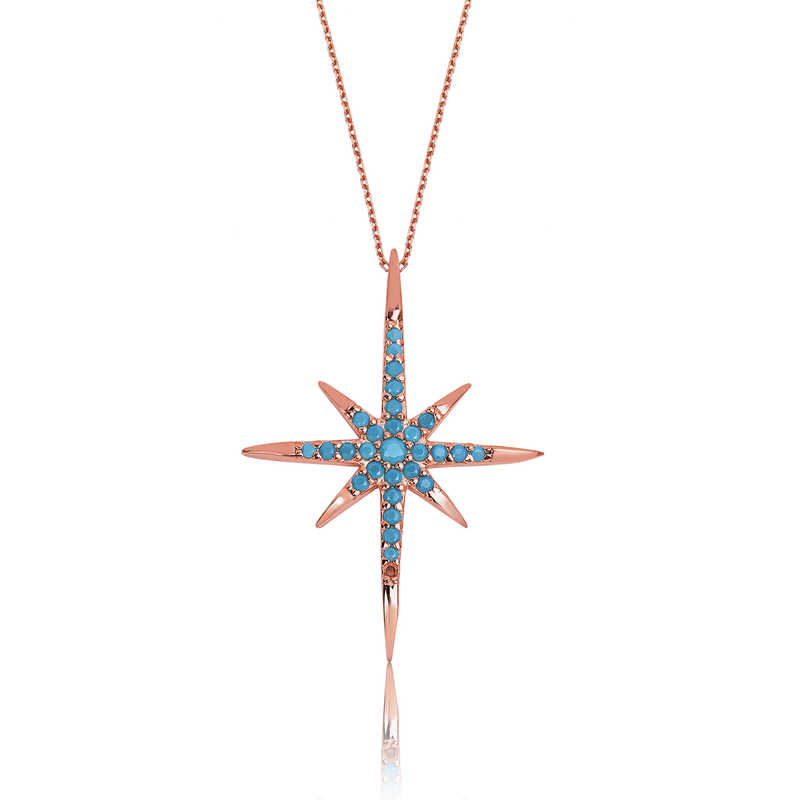 Silver North Star Women’s Necklace