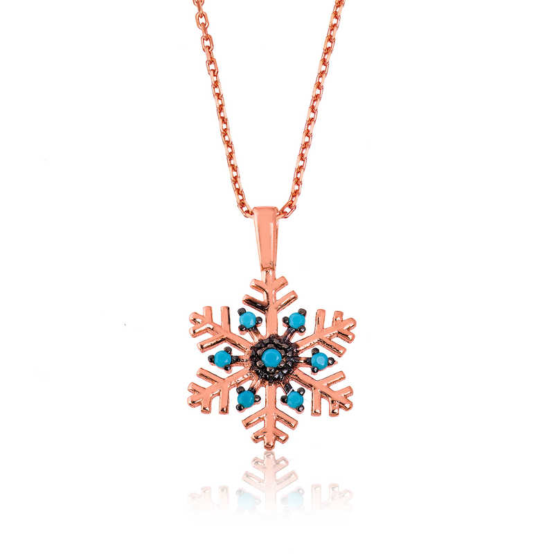 Silver Snowflake Women’s Necklace