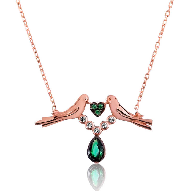 Silver Love Bird Women’s Necklace