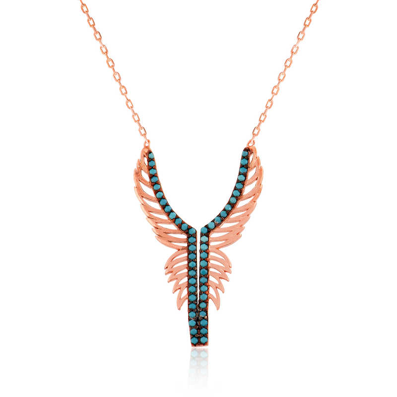Silver Angel Wing Women’s Necklace