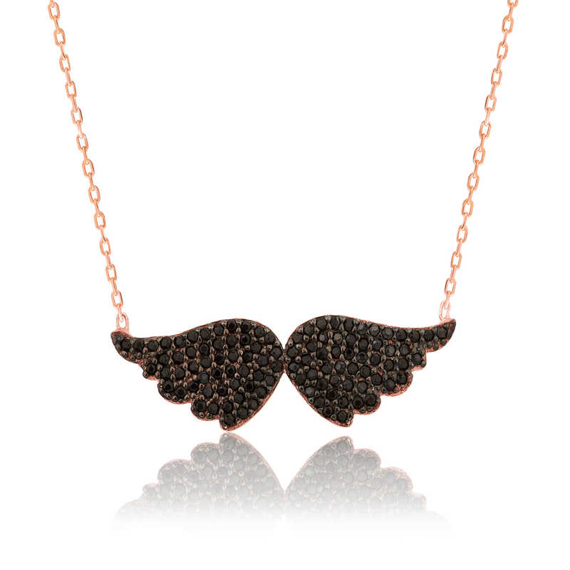 Silver Angel Wing Women’s Necklace