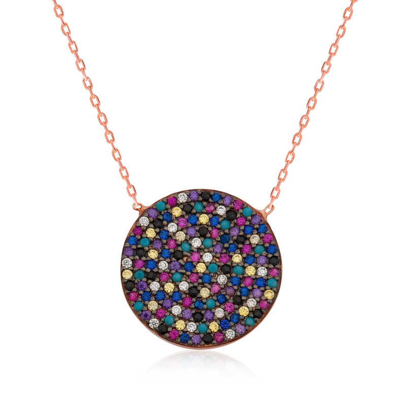 Silver Color Stone Women’s Necklace