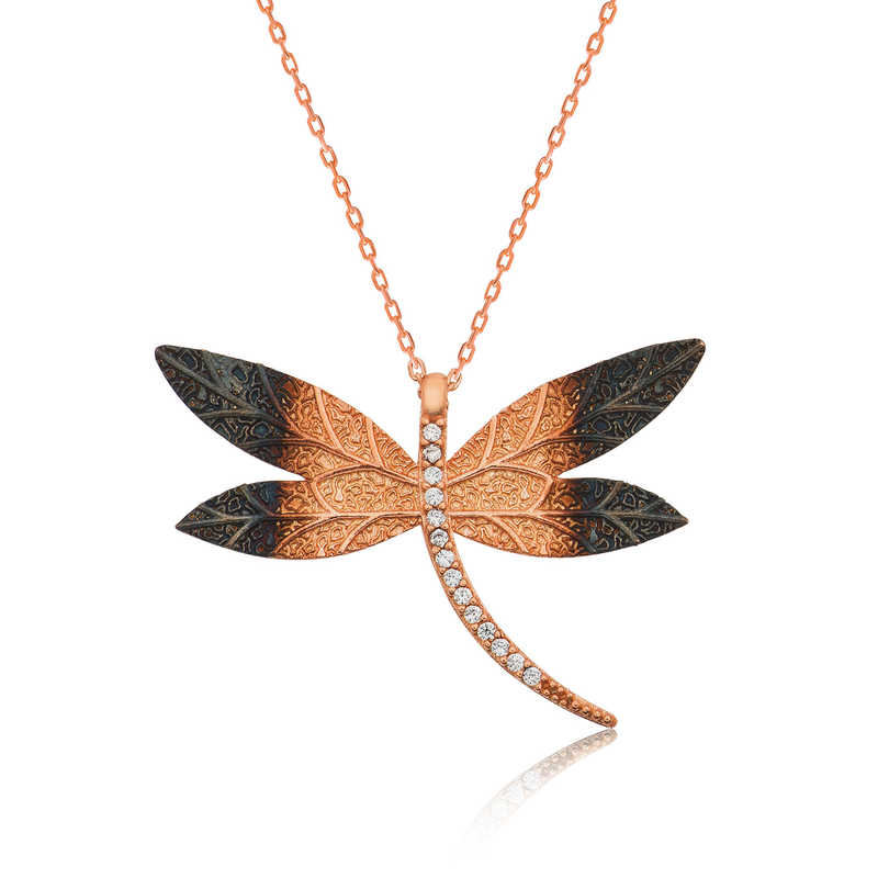 Silver Dragonfly Women’s Necklace