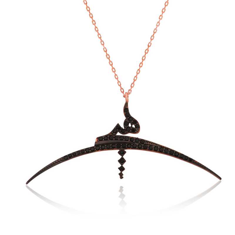 Silver Women’s Necklace with Nothing Written