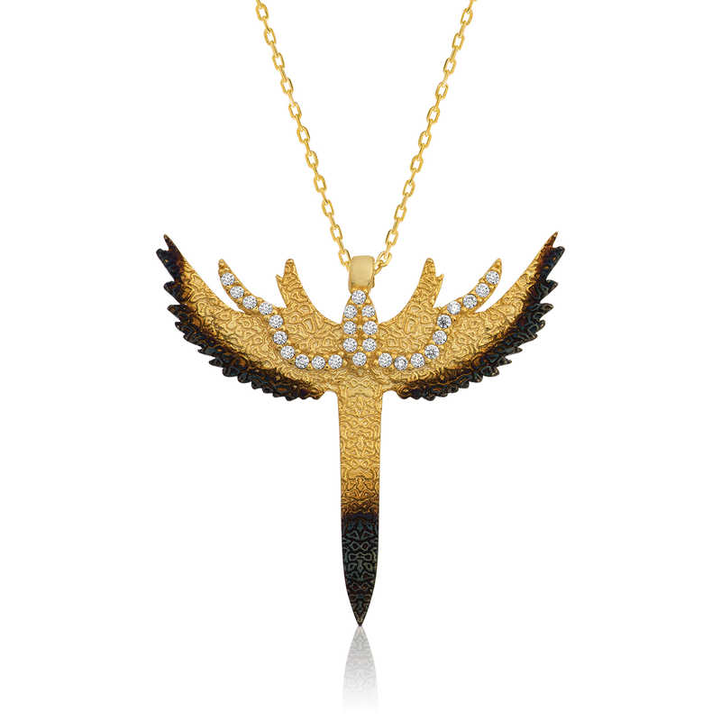 Silver Sword Necklace for Women