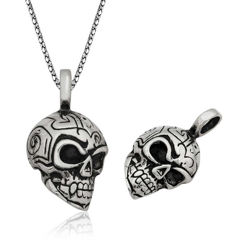 Silver Skull Necklace