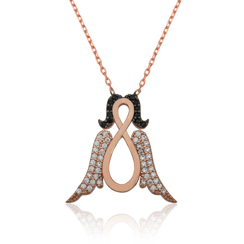 Silver Infinite Angel Women’s Necklace