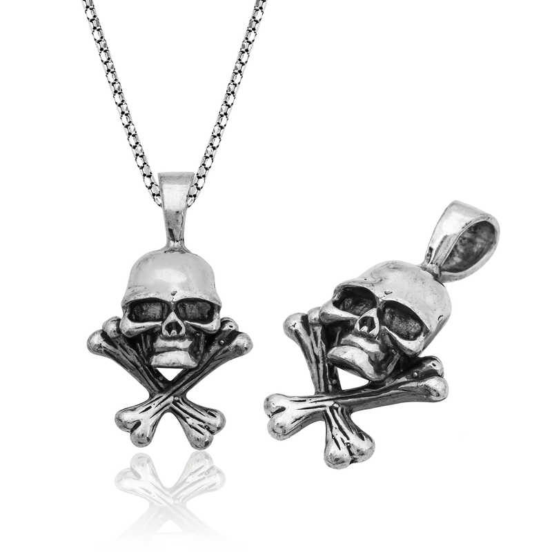 Silver Skull Necklace