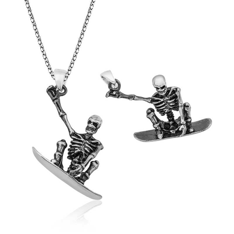 Silver Skull Necklace