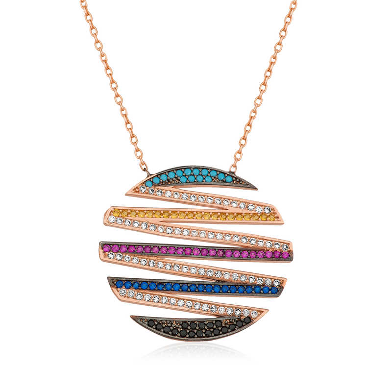 Silver Path to Eternity Necklace