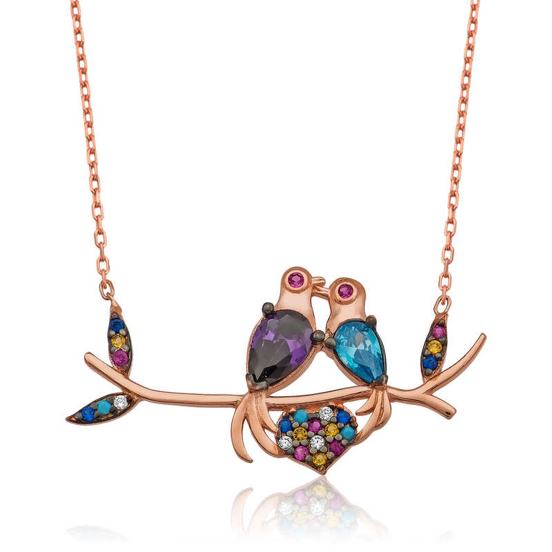 Silver Dove Bird Necklace