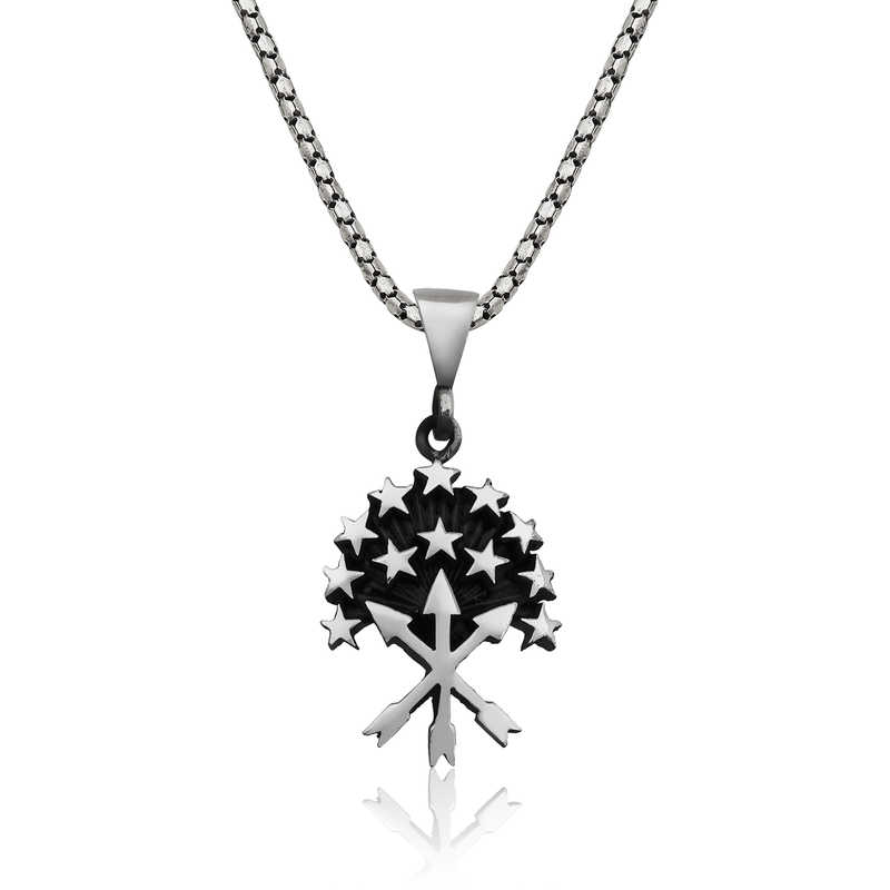 Silver Circassian Necklace