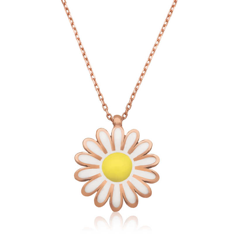 Silver Daisy Women’s Necklace