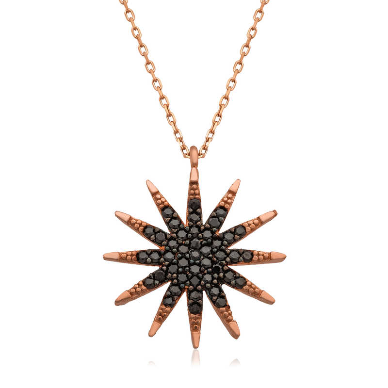 Silver Rose North Star Women’s Necklace