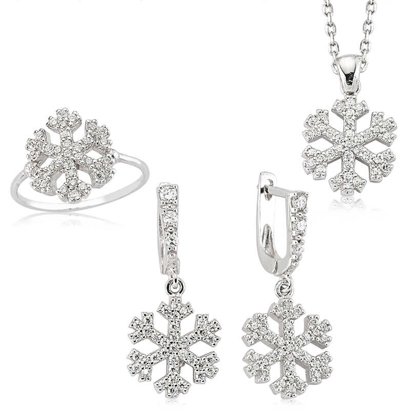 Silver Snowflake Women’s Set
