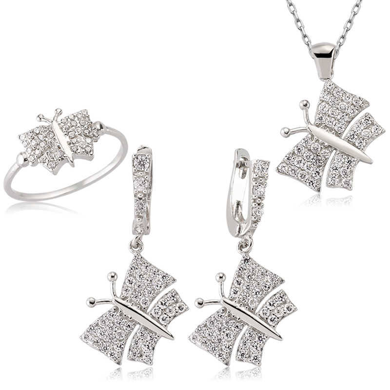 Silver Butterfly Women’s Set