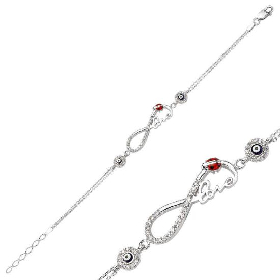 Silver Infinity Love Women’s Bracelet