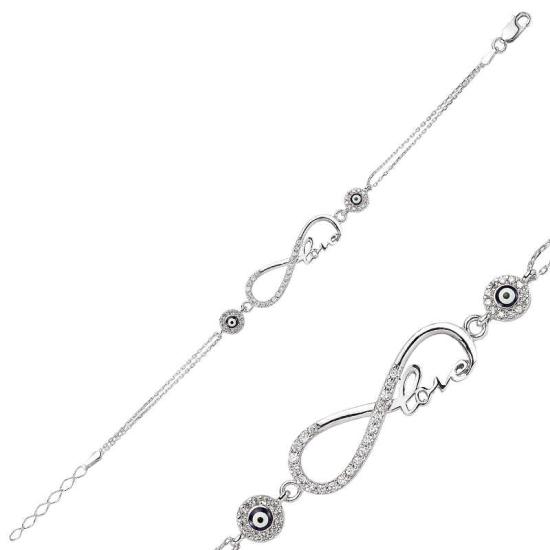 Silver Infinity Love Women’s Bracelet