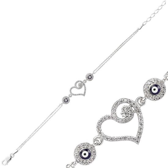 Silver Heart Women’s Bracelet