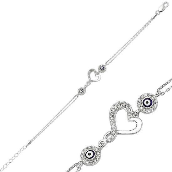 Silver Heart Women’s Bracelet