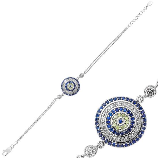 Silver Evil Eye Women’s Bracelet