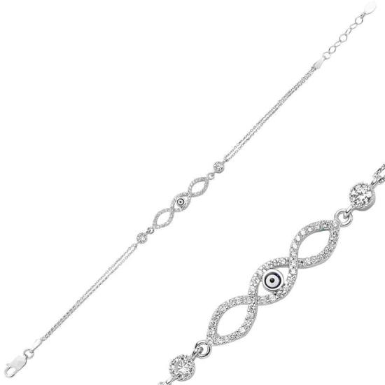 Silver Triple Infinity Women’s Bracelet