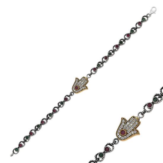 Silver Fatima Hand Authentic Women’s Bracelet