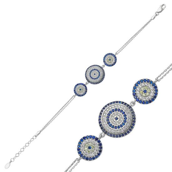 Silver Evil Eye Women’s Bracelet