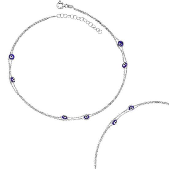 Silver Evil Eye Women’s Bracelet