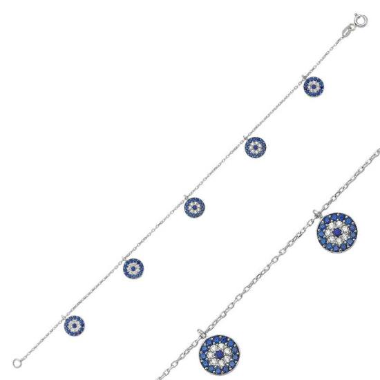 Silver Evil Eye Women’s Bracelet