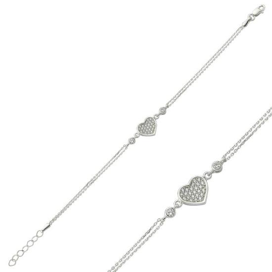 Silver Heart Women’s Bracelet