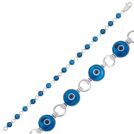 Silver Evil Eye Women’s Bracelet
