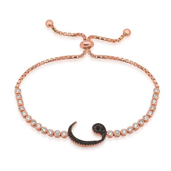 Silver Rose Vav Elevator Women’s Bracelet