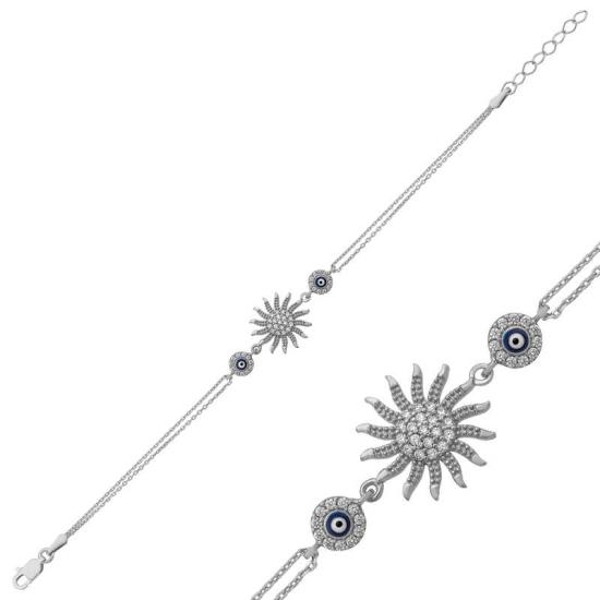 Silver Sun Women’s Bracelet