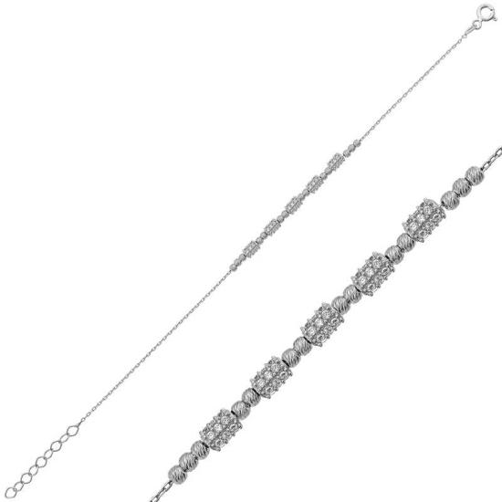 Silver White Dorissa Women’s Bracelet