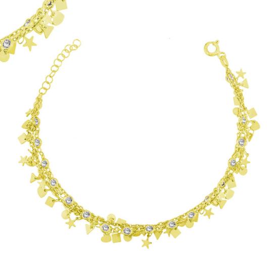 Silver Gold Lucky Women’s Bracelet