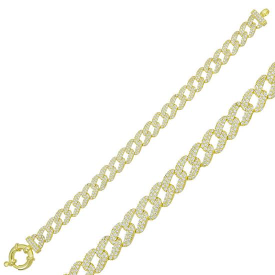 Silver Gold Stone Gurmet Women’s Bracelet