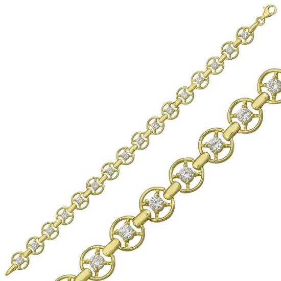 Silver Gold Round Waterway Women’s Bracelet