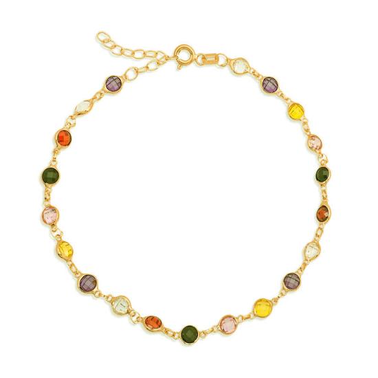 Silver Gold Color Stone Women’s Bracelet