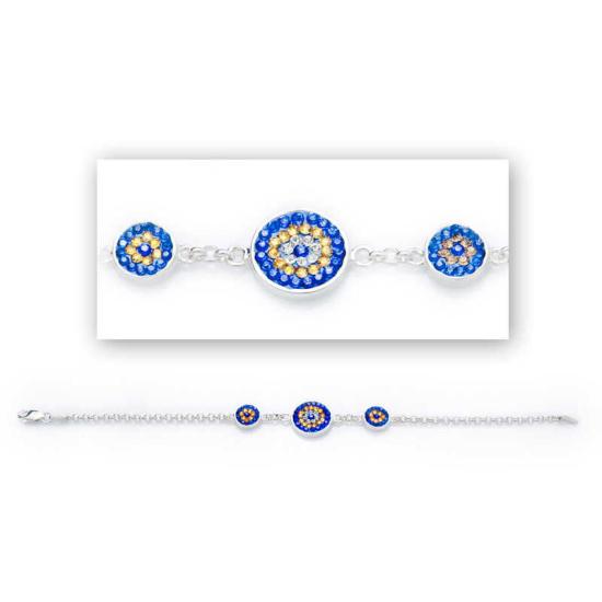 Silver Evil Eye Women’s Bracelet