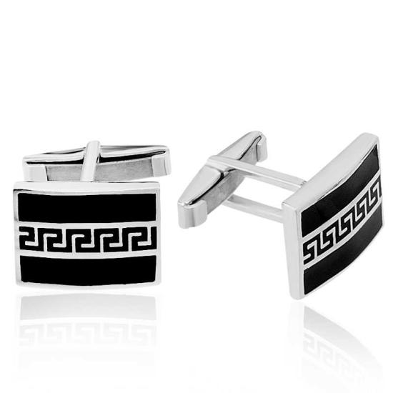 Silver Rectangular Cufflinks
