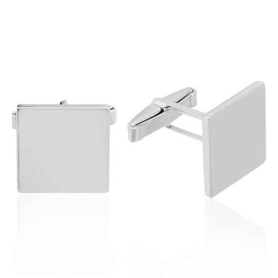 Silver Square Cufflinks