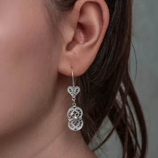 Sterling Silver 925 Filigree Women’s Earring