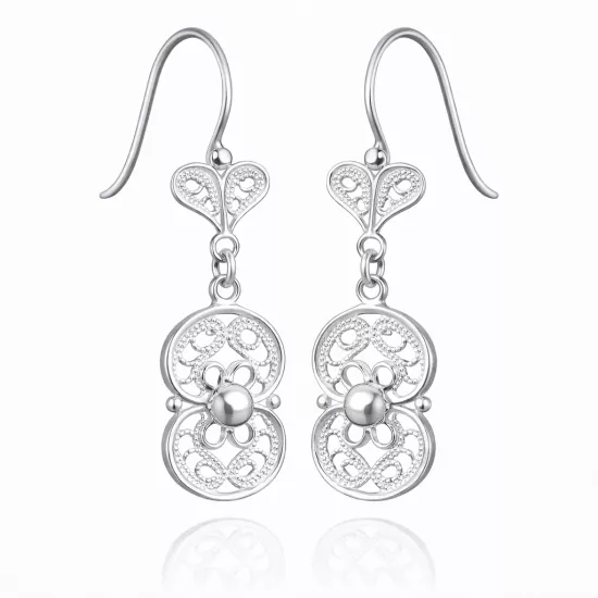 Sterling Silver 925 Filigree Women’s Earring