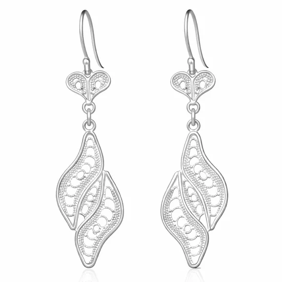 Sterling Silver 925 Filigree Earring