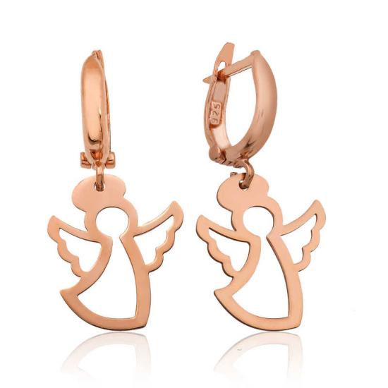 Silver Angel Earrings