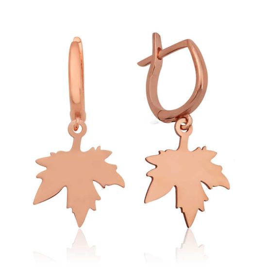 Silver Leaf Earrings