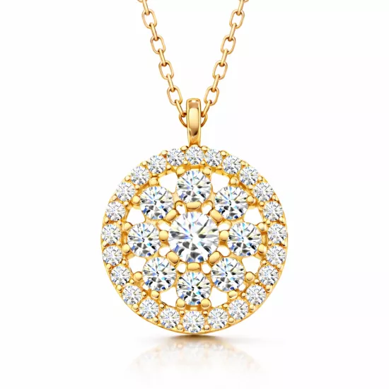 Silver Gold Flower Women’s Necklace